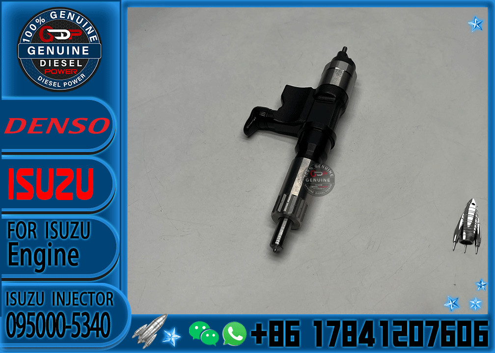High Quality Common Rail Injector 8-97602485-0 095000-5340 095000-5341 for 4HK1 6HK1 Diesel Nozzle