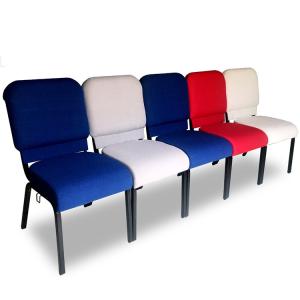 Quality Dirt Resistant Auditorium Office Church Chairs Easy To Clean Cotton Linen Cloth Exquisite Sewing wholesale