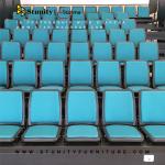 STUNITY Indoor Multisports PP Telescopic Bleacher Seats
