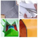 PE FOAM Nonwoven Fabric Insulated Cooler Tote For Seafood