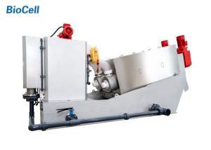 Quality 0.3KW Sludge Dewatering Equipment No Blocking MPSP Multi Plate Screw Press wholesale