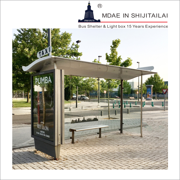 Light Box T8 Tubes 8mm Advertisement Bus Stop