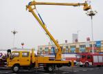 Telescopic Type Aerial Lift Platform Truck / Truck Mounted Boom Lift Vehicle