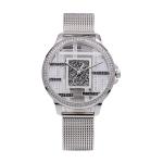5ATM Waterproof Stainless Steel Quartz Wrist Watch 10.4mm Thickness