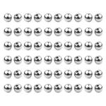 Drilled Stainless Steel Ball With Hole 18mm 19mm For Body Piercing Jewelry