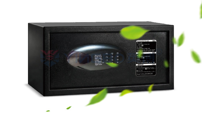 Dual Alarm Steel Security Hotel Safe Box H200 With Digital Keypad