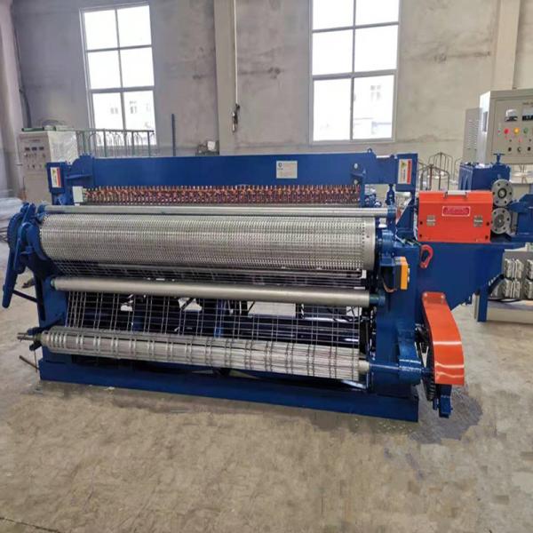1.5kw Stainless Steel Automatic Welding Machine , Dia 0.45mm Longitude Wire Mesh