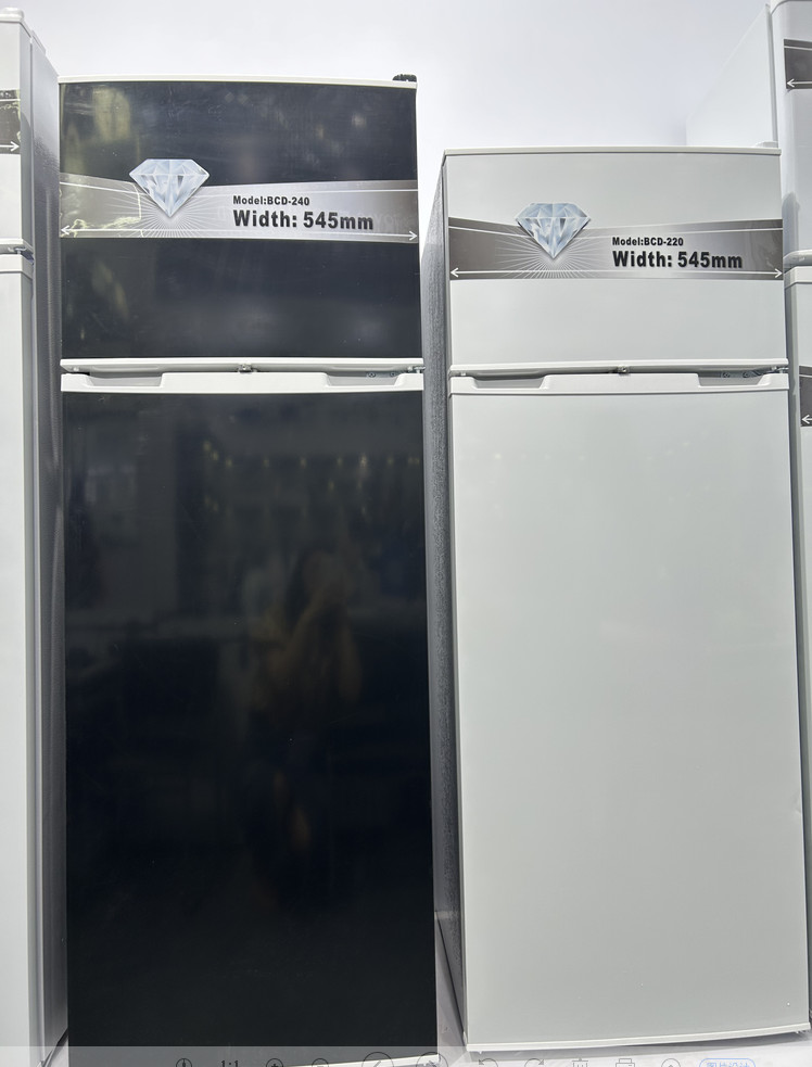 Defrost Double Door Top Freezer Fridge Home Commercial Upright Refrigerator Bcd-220