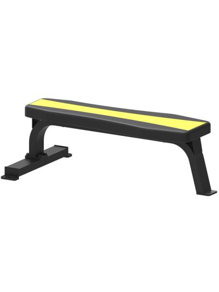 Steel Tube W760mm Fitness Exercise Bench , L1350mm Weight Flat Bench