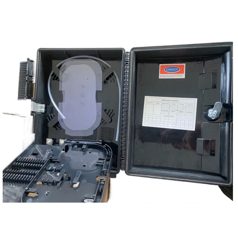 16 Cores LGX PLC Mini Optical Fiber Optic Terminal Box for Outdoor Wall/Pole Mounting