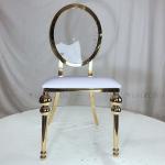 Acrylic Back event chairs dining chairs SS gold rental furniture