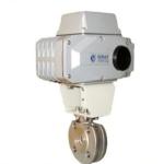 Wafer Type WCB High Temperature Electric Motorized Control Ball Valve