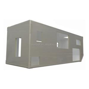 Quality Large Departure Angle 18ft FRP Motorhome Truck Camper Shells for Overland Expedition wholesale