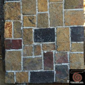 Quality Flat Style Random Stacked Stone For Landscape / Garden Wall Weathering Resistance wholesale