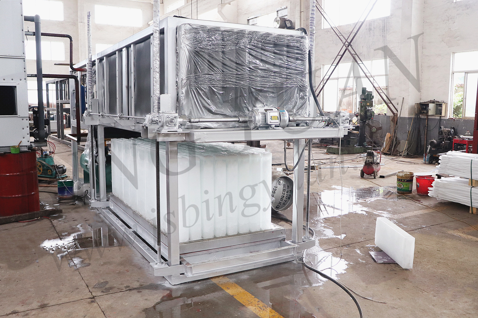 Stainless Steel 304 Commercial Ice Block Machine
