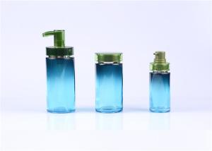 Quality 30ml 50ml 80ml 120ml Cone Shape Acrylic Lotion Bottle Gold Plastic Lotion Bottle Packaging For Face Cream wholesale
