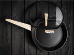 11Inch Aluminum Cookware Frying Pan Heavy Duty With Stainless Steel Base