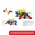 Kids Outdoor Playground Equipment ISO14001 For Public Station