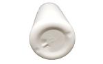 120ML Empty White Bottle Fiber Powder Shaker Bottle with 127mm Flip Top Cap and