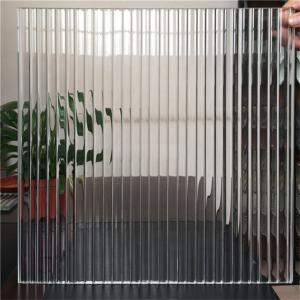 Quality 1830*2440/1830*3660 Ribbed Pattern Glass for Apartment Building Construction wholesale