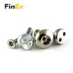 Non-standard ZINC PLATED Stainless Steel 316 Triangle Head Tamper Proof Security
