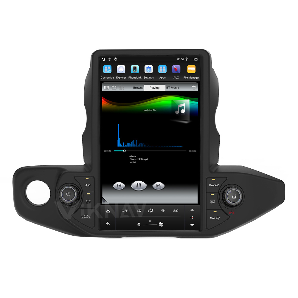 Viknav Car Radio For Jeep Wrangler (2018-2021) 13.6 inch GPS navigation DVD multimedia auto stereo 2din
