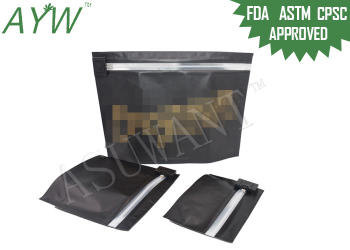 8 Colors Child Proof Zipper Bags Smell Proof For Weed Seed / Marijuana / Cigarette