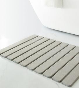 Quality CLASSIC Design Style Diatomite Earth Bath Mat for Quick Drying Bathroom Shower Floor wholesale