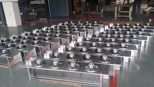 Pipe and Fin Heavy duty Profile Unit Cooler Air Condensers Large Profile Unit