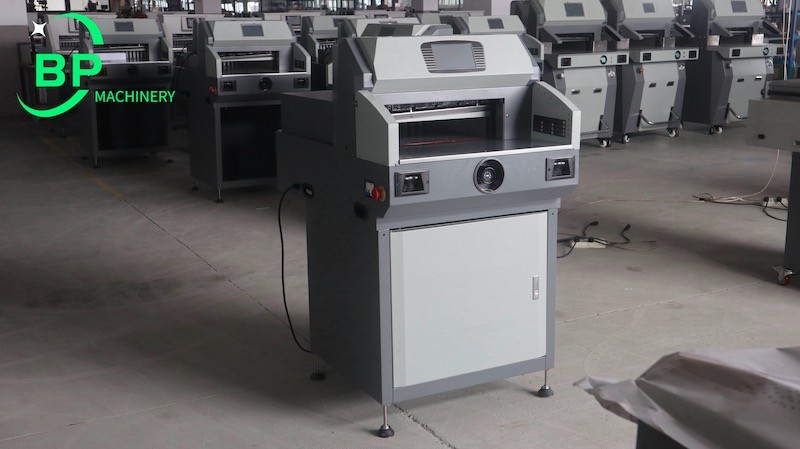 Electric paper cutter and paper guillotine paper cutting machine 