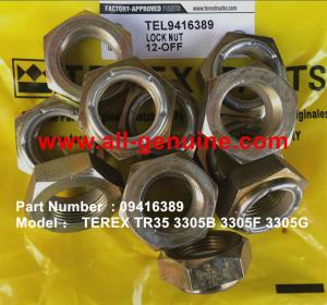 Quality TEREX 09416389 LOCK NUT MINING NHL DUMP TRUCK TR35 TR50 TR60 TR100 3305B 3305F 3303 3307 TR45 TR70 MT4400 wholesale