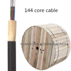 Quality Self Supported 144 Core Fiber Optic Cable , Single Sheath Dielectric Fiber Cable wholesale