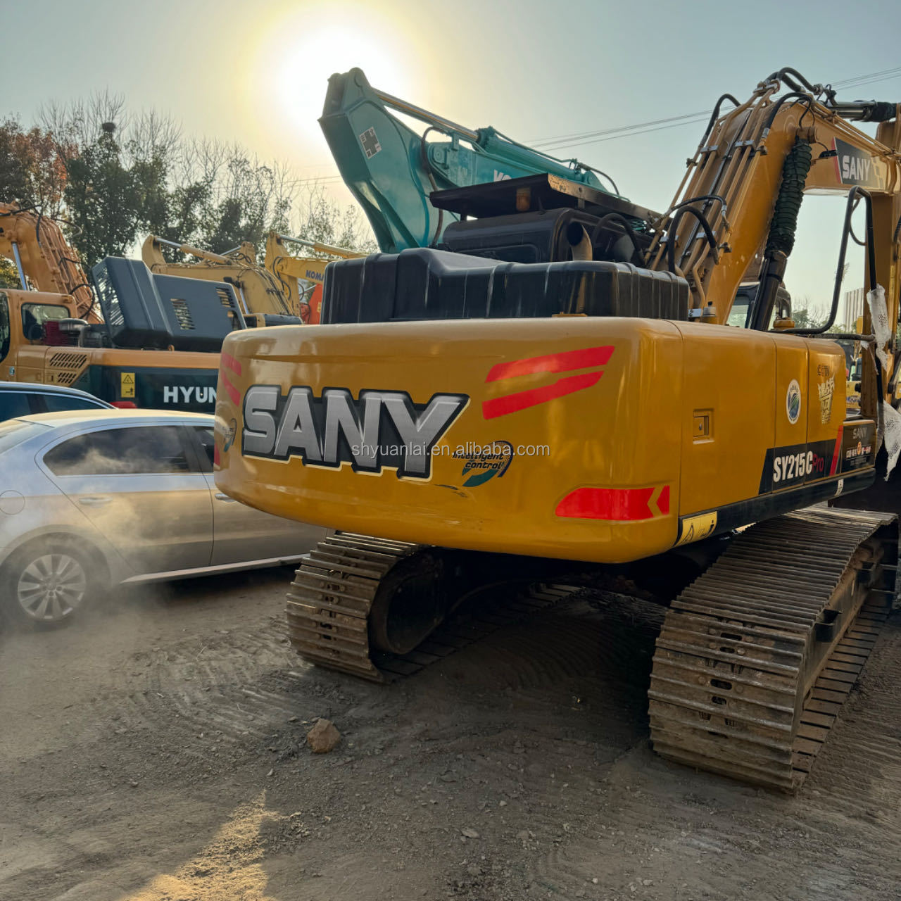 0-2000 Working Hours SANY 21ton Excavator Made of Mild Steel Used Komatsu SY215C-pro