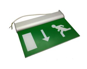Quality Suspending Double-side Exit Signs, Battery Rechargeable LED Emergency Light wholesale