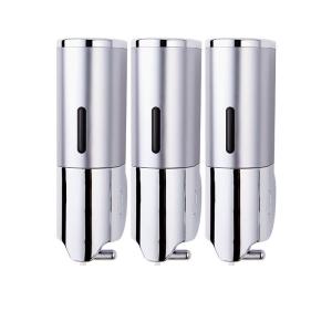 Quality Bathrooms Wall-Mounted Triple Soap Dispenser shampoo Dispenser wholesale