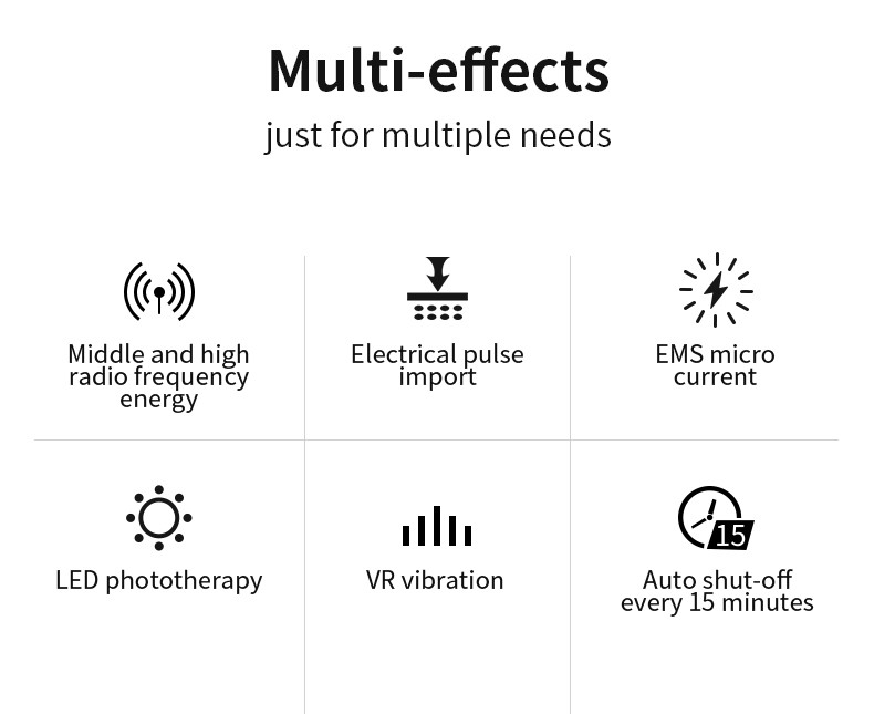 ISO9001 4 Gears Multifunctional Skin Care Beauty Device