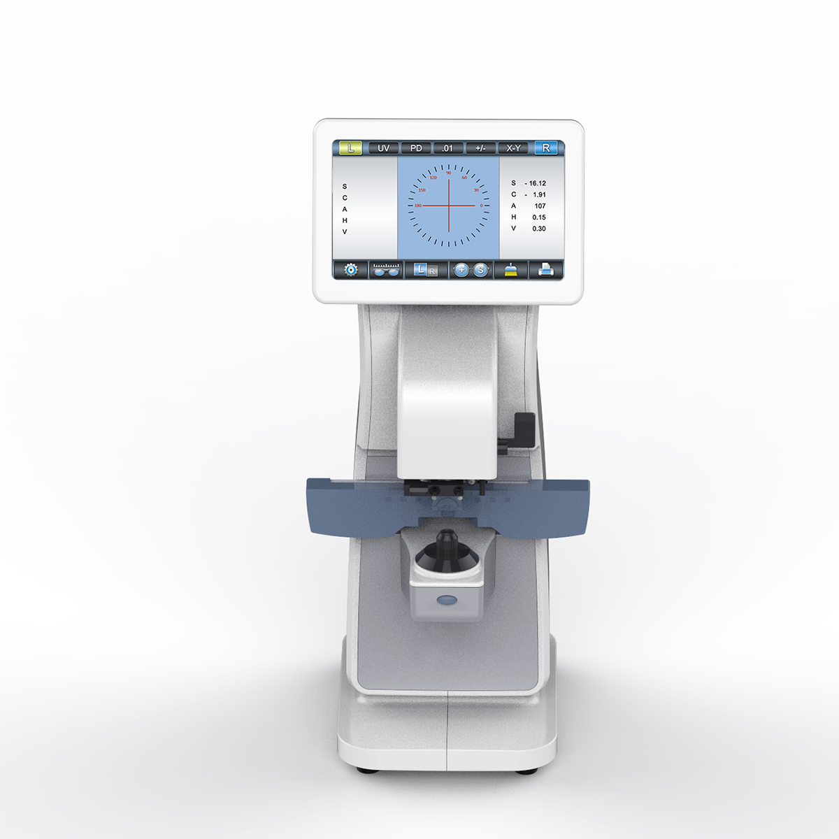 Ophthalmic Equipment Auto Lensometer optical vertometer digital lensmeter Auto Lens meter with PD and Printer