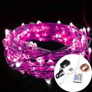 Quality 24 Key IR Remote Controlled DC Powered 10m LED String Lights For Christmas, Party, Festival Decoraction wholesale