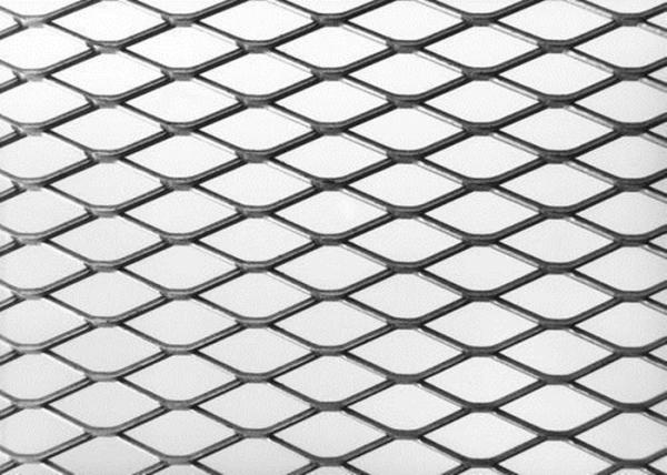 22 X 9 Mm Expanded Metal Plate , Opening Aluminum Galvanized Expanded Metal