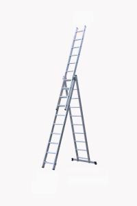 Quality Outdoor Safety Aluminium Telescopic Ladder Slip Resistant 3x10 wholesale