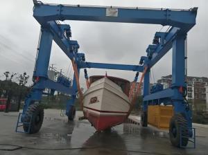 Quality High Strength 20 Tone Yacht Lifting Crane For Heavy Duty Industrial Lifting wholesale