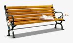 Anti Corrosion Bamboo Park Bench Easy Cleaning Antique Style With Long Using