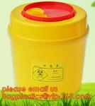 1L 2L 4L 6L plastic round medical disposable sharps bins, plastic disposables