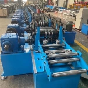 China Fully Automatic Gearbox Driven Industrial Fence Upright Storage Rack Roll Forming Machine on sale