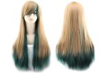 Adult Size Bright Colored Human Hair Wigs Comb Easily Comfortable To Wear