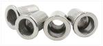 Stainless Steel Flat Head Ribbed Rivet Nuts , Grade 4.8 Grade 12.9 Knurled Rivet