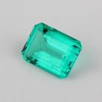 7*9mm Octagon Emerald Cut Green Synthetic Emerald Stone Forever One Color