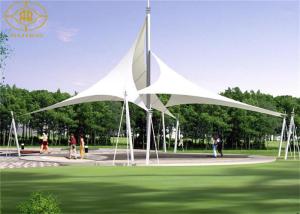Quality Customized White Heat Resistant PVDF Material Landscape Covers Structures wholesale