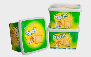 Quality 750ml Biscuit Food Disposable Plastic Containers Eco-Friendly Europe Pack wholesale