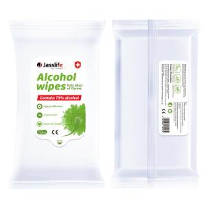Quality Antibacterial 75% Alcohol Disinfectant Wipes 10 Pcs 200mm X150mm wholesale